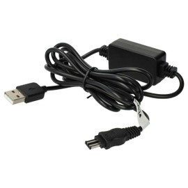 vhbw 2 x USB Power Supply Compatible with Sony Handycam DCR-PC101, DCR-PC100E, DCR-PC103E, DCR-PC101E, DCR-PC105 Camera, Digital Camera
