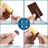 Shappy 2 Packs Felt Strips with Adhesive Backing Felt Tape