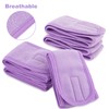 Whaline Spa Facial Headband 4 Packs Head Wrap Terry Cloth