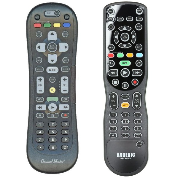 ANDERIC RRCM7500 for Channel Master DVR Remote Control CM7500XRC2 Replacement