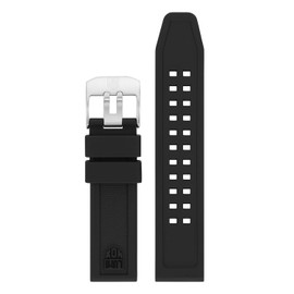 Genuine Luminox Replacement Band/Black Rubber Strap for Navy Seals Series 7050-20 mm