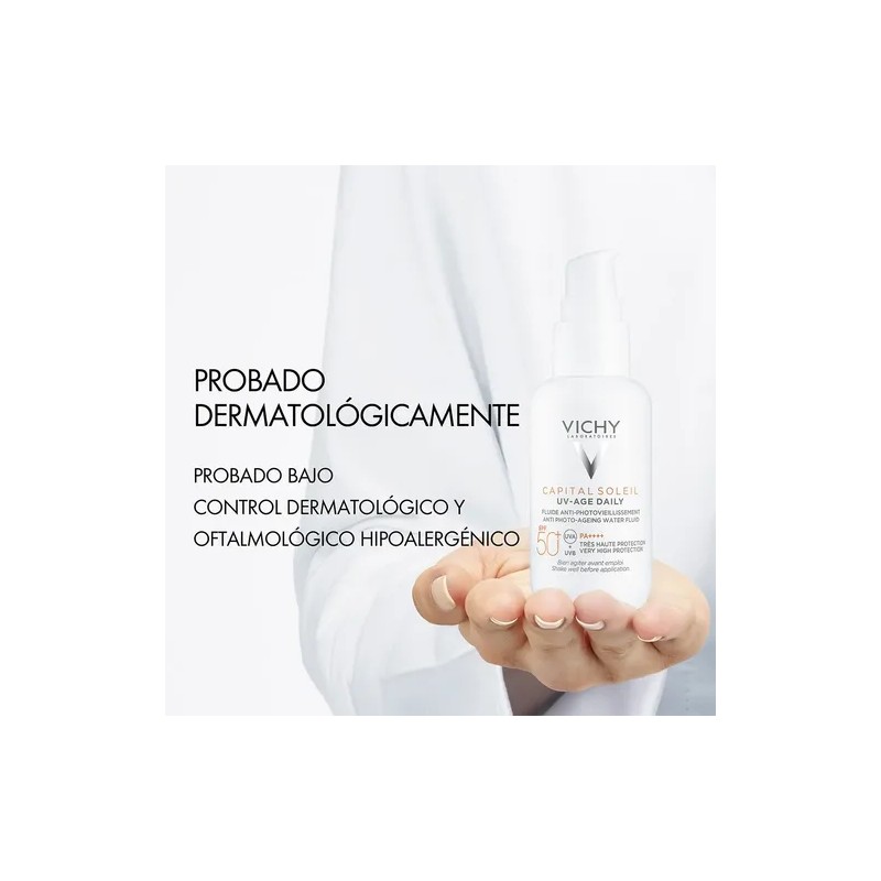 Protector Solar Rostro Vichy Uv Age Daily 50fps 40ml