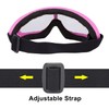LJDJ Motorcycle Goggles,2 Pack Dirt Bike ATV Motocross Riding Hiking