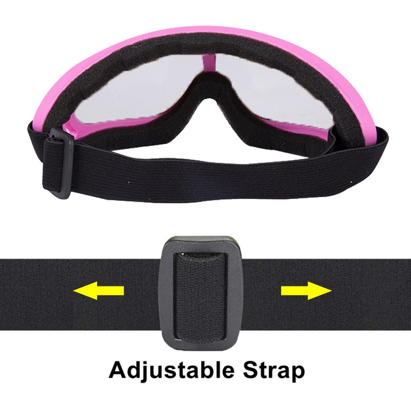 LJDJ Motorcycle Goggles,2 Pack Dirt Bike ATV Motocross Riding Hiking