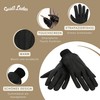 Gusti Olav Leather Gloves Men's Size L Black Leather, black