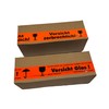 gws Caution Glass Notice Tape 6 Rolls Hallway Orange PVC