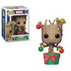 Guardians of the Galaxy Bobble-Head Figurine Groot Christmas Funko Pop