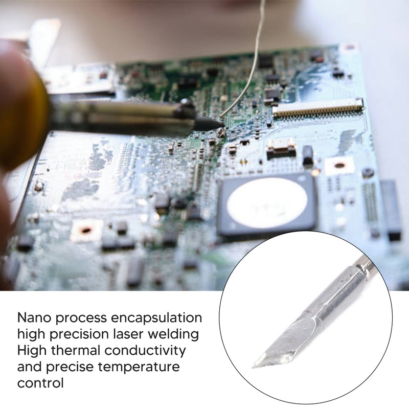 Soldering Iron Tip Stainless Steel Integrated High Thermal Conductivity Soldering