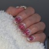 Pink Pop Magnet Handmade Nail Tips - Petit Square /