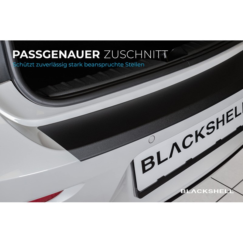 Blackshell® Basic Boot Sill Protector Film Compatible with VW Polo