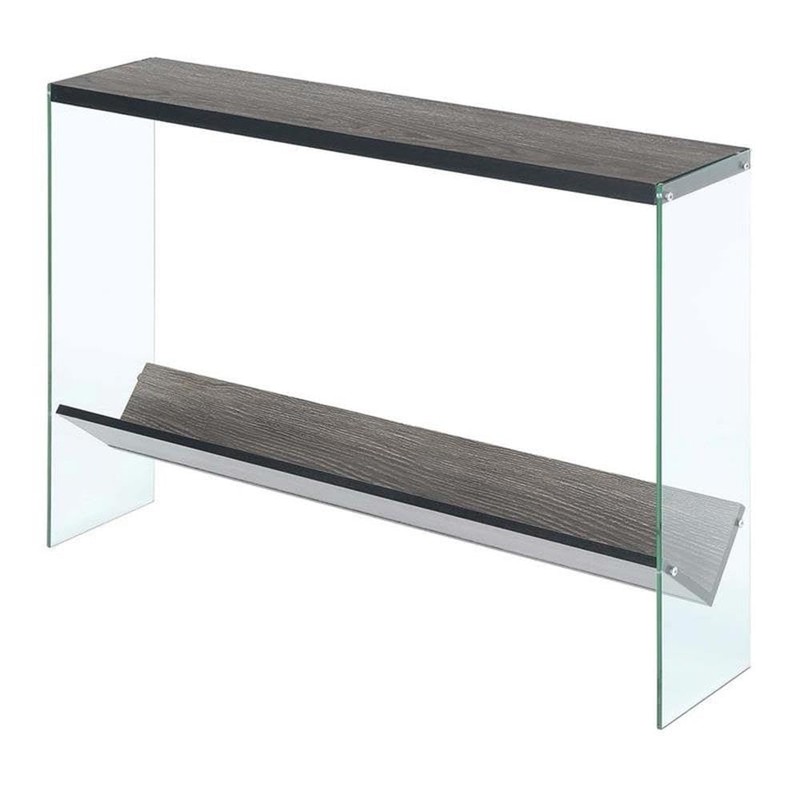 Convenience Concepts SoHo Glass Console Table 42" - Modern Sofa