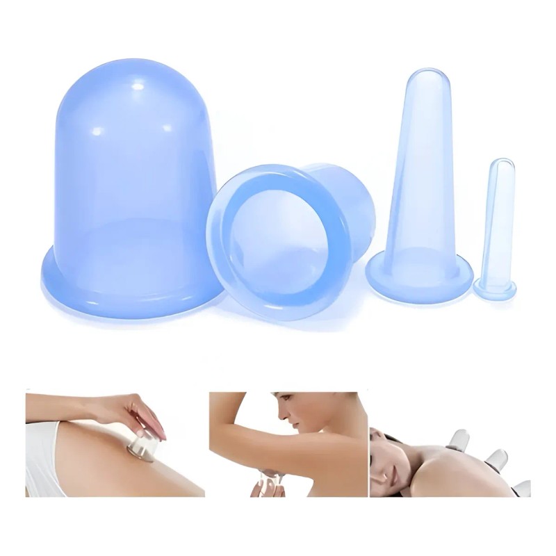 Ventosas De Silicona Para Masajes, 7 Piezas