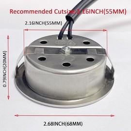 LPSAFP LED Range Hood Light Bulbs, Stove Appliance Light Bulb, Kitchen Light Replacement 20W Halogen Light Bulb,WW 3000K, 12V /DC IP54, 2-Pack