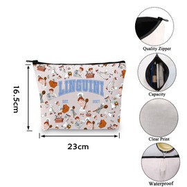 VAMSII Mouse Chef Makeup Bag Rat Theme Movie Gifts For Fandom Remy Inspired Zipper Bag (LING Est.2007)