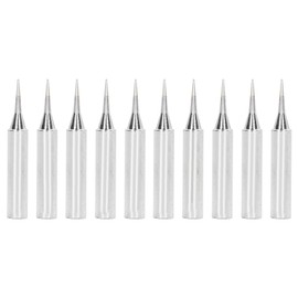 10 Pcs Solder Iron Tip Replacement Solder Station Soldering Iron Tool Universal Internal Heating Soldering Tip I Type(Pointed Head)