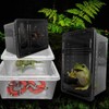 OMEM Portable Reptile Terrarium Habitat for Mini Pet Houses Breathable