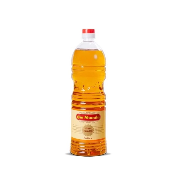 Cycle Brand Om Shanthi Pooja Oil, 500 ML | Diya/Lamp