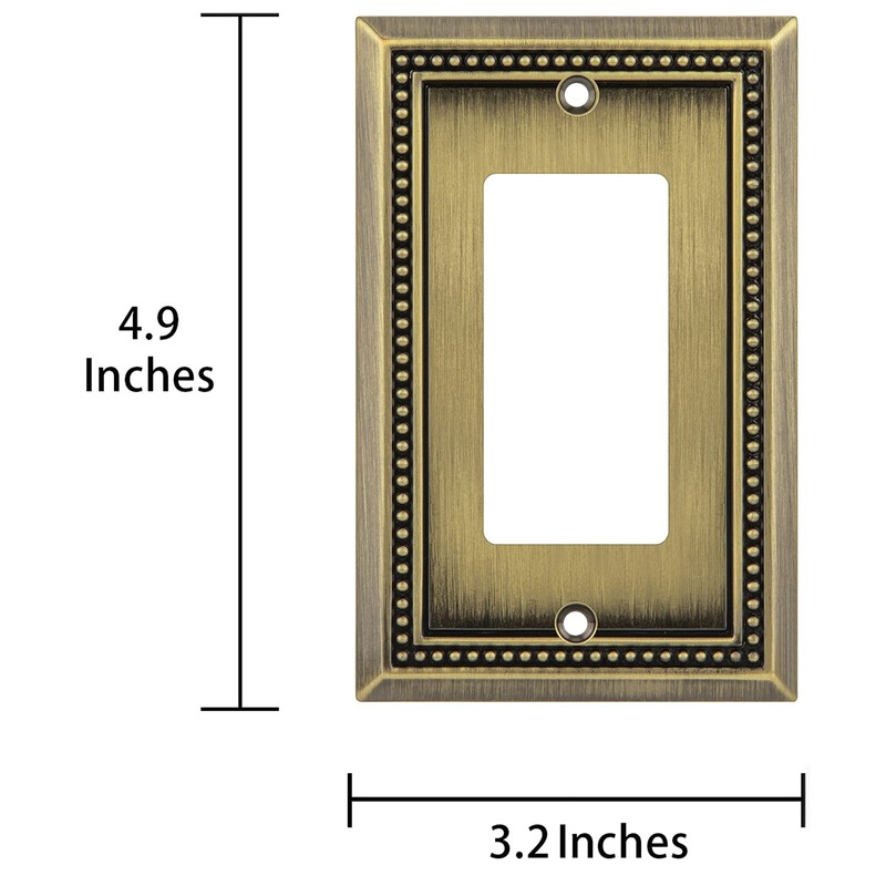 Henne Bery Sunken Pearls Heavy Duty Decorative Wall Plate Switch