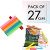 27PCS Bag Sealing Clips,Reusable Plastic Food Clips Bag Clips in
