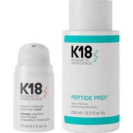 K18 Hair Repair Kit - Hair Mask (15ml) and Detox Shampoo (8.5 oz)