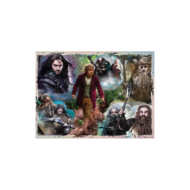 Ravensburger The Hobbit Bilbo and His Companions Puzzle (500 Pieces)
