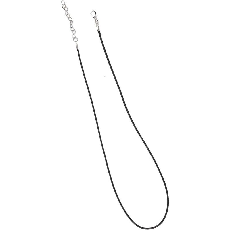 Cordón de Collar Encerado Negro Hecho a Mano, Paquete de