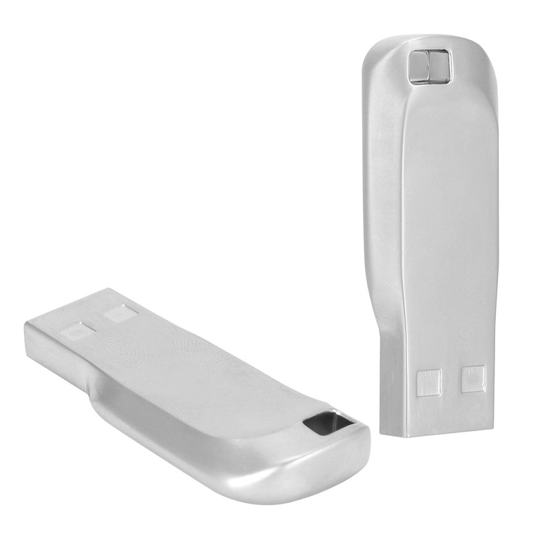 Flash Drive Metal Portable Uncovered 2.0 USB Thumb Memory Stick
