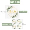 50pcs Mr & Mrs Wedding Napkins Thanks for Coming Wedding
