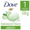 Jabón Dove Go Fresh Pepino y Té Verde 135 g