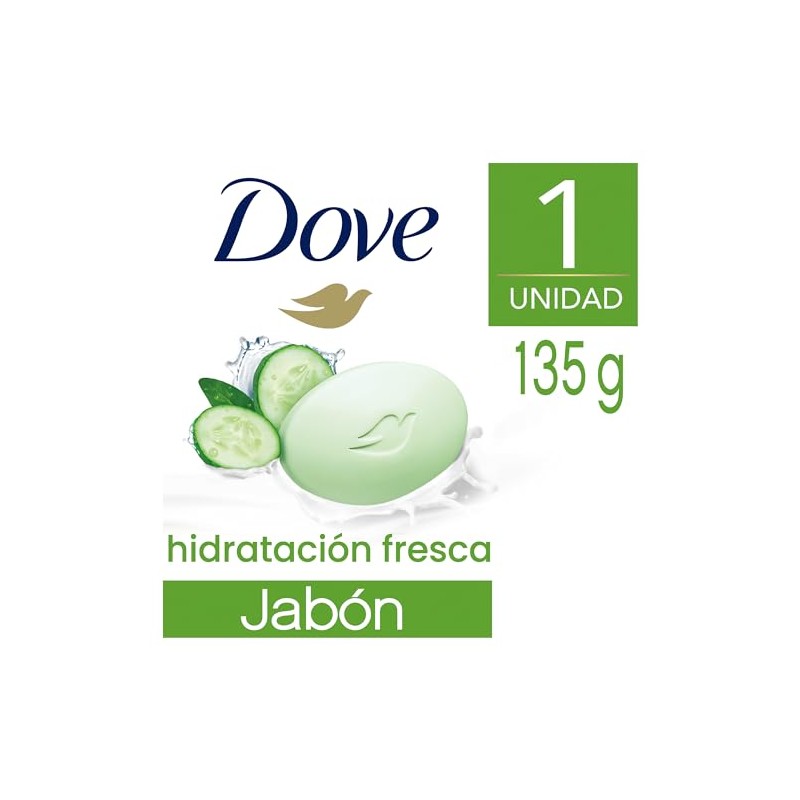 Jabón Dove Go Fresh Pepino y Té Verde 135 g