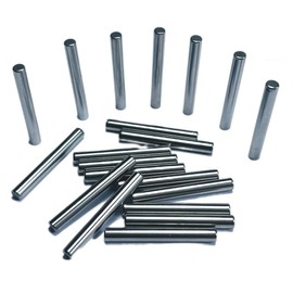 ZDingTech 20PCS 1/8 x 1 Dowel Pins,1/8 inch x 1 inch Metal Dowel pins,Shelf Pegs 1/8 inch,Bearings Alloy Steel pins Wood Bunk Bed Dowel Pins 1/8 Shelf Pins 1/8 inch Metal pins,Shelf Support Pegs.