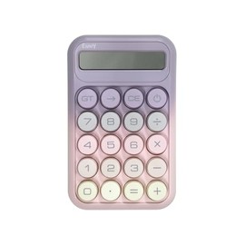 Emy EMMY Pastel Calculator Calculator, Pink/Lavender