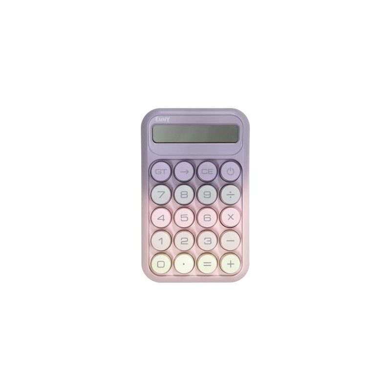Emy EMMY Pastel Calculator Calculator, Pink/Lavender