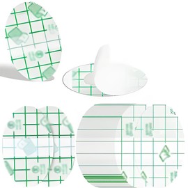 XUKZIMA Pack of 80 Waterproof Ear Patches, Disposable Ear Waterproof Stickers for Adults and Children, Ultra Thin Transparent Ear Stickers for Earrings, Sports and Water Protection, 4.5 x 7 cm