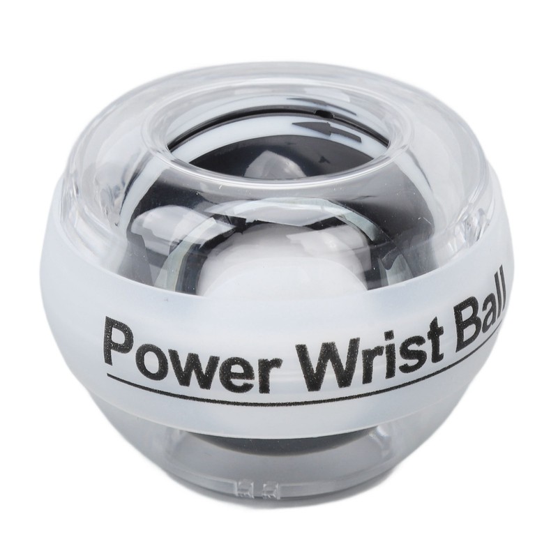 White Wrist Trainer Ball Auto Start Wrist Strengthener Gyroscopic Forearm
