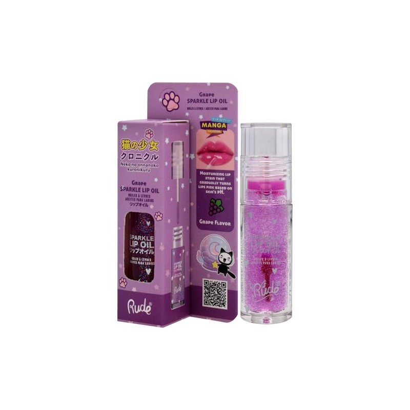 Manga Collection Manga Sparkle Lip Oil - Grape by Rude