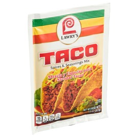 Lawry's Taco Spices & Seasonings Mix, 1 oz (Pack of 12)