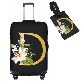 Tuizumy Decorative D Suitcase Protectors Elastic Washable Luggage Covers With Concealed Zippers For 18-32 Inch Luggage (Size Xl: Fits 29-32 Inch)