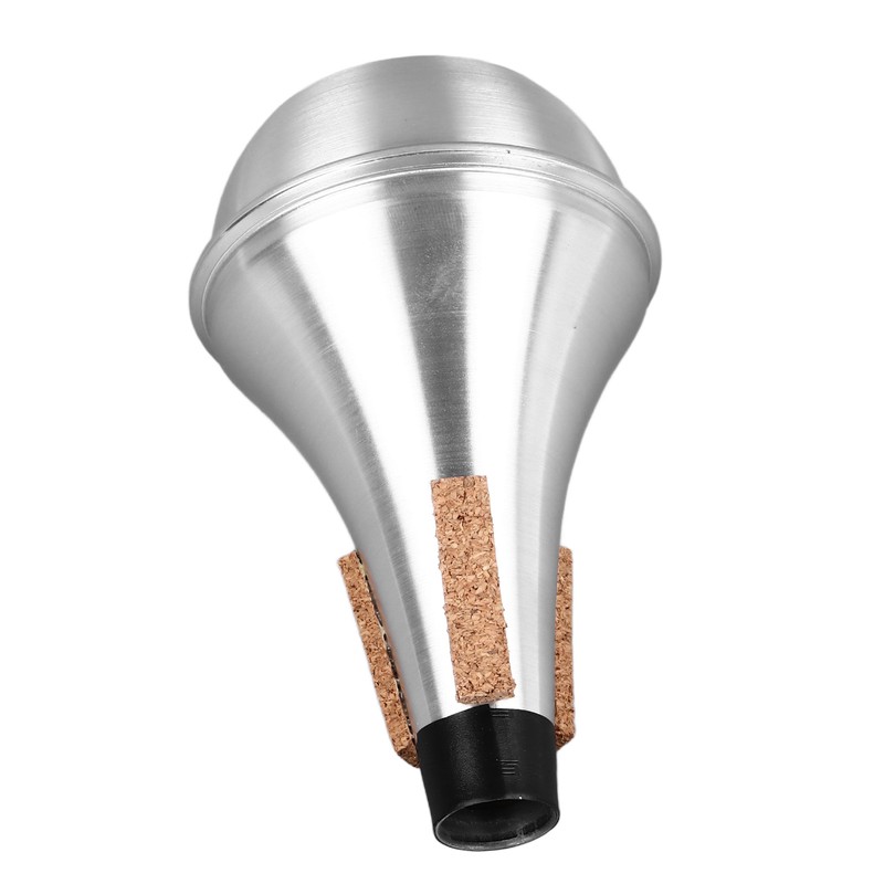 Trumpet Practice Mute Lightweight Aluminum Alloy Soft Cork Noise Reduction