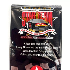 1992 Maxx Texaco Star Team Racing NASCAR Trading Cards - 1 Sealed Pack