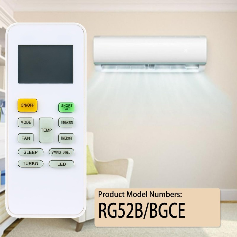 Allimity RG52B/BGCE Replacement Remote Compatible with Midea AC Air Conditioner