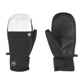 SIROKO Pitztal Winter Sports Mittens White Black Men & Women, Black/White, M, black/white