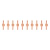 Electrode Nozzles Cups Kit Short PT‑31 Copper Consumables Welding Machine