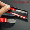 3PCS Carbon Fiber Texture Central Side Dashboard Air Vent AC