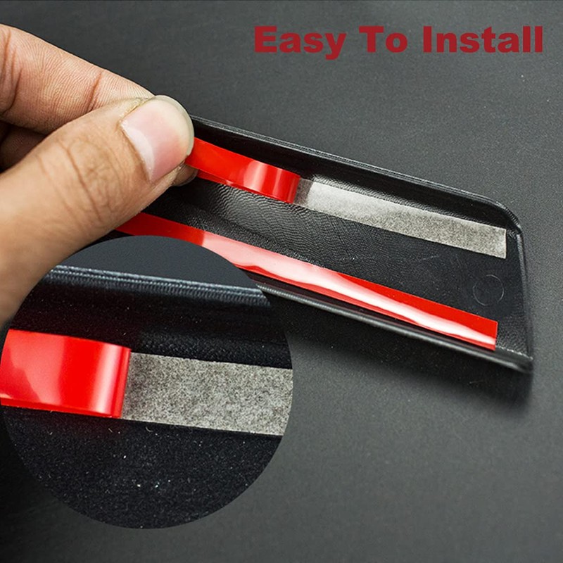 3PCS Carbon Fiber Texture Central Side Dashboard Air Vent AC