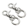 [FUSSED] 2pcs Lever Nascan Rotating Key Chain Swivel Snap Hook