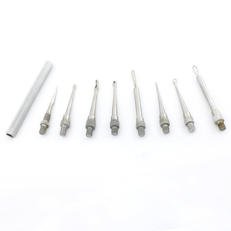 Blackheads from Skin Care Professional Comedone Extractor Kit 8 in