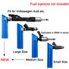 JEUCLEL Upgraded 4 Adapters Fuel Injector Tester and Cleaner Kit,