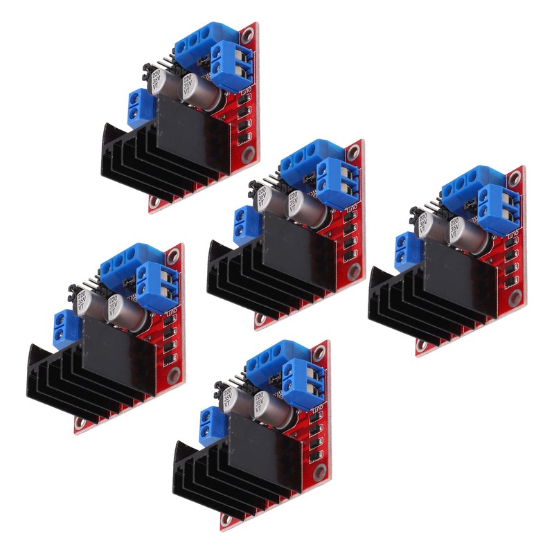 5Pcs Motor Driver Module Drive Controller Dual H Bridge Board