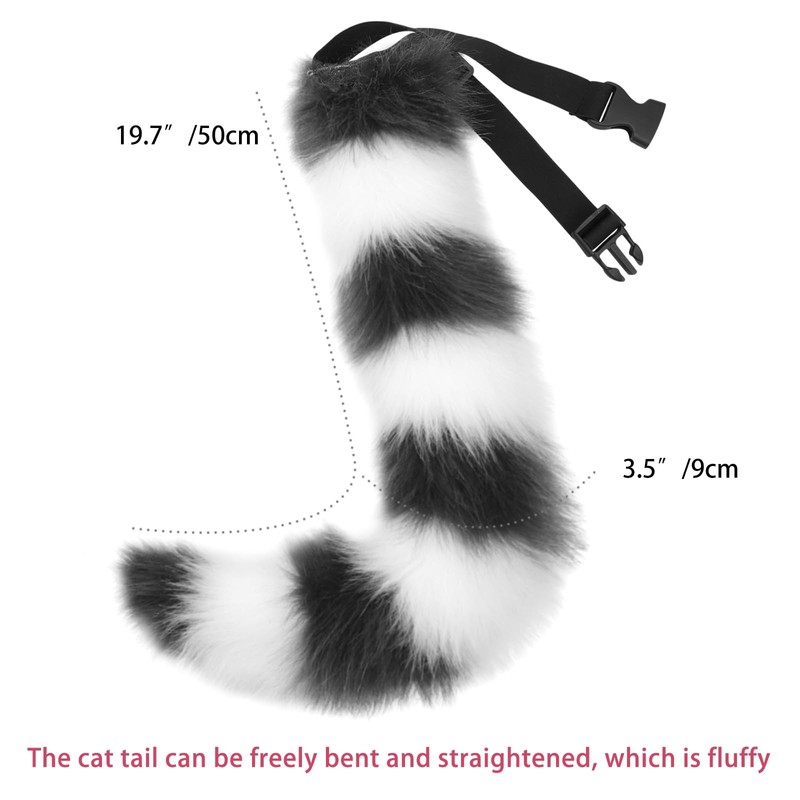 DRESHOW Fox Fur Tail Cosplay Costume Party Super Huge Fluffy